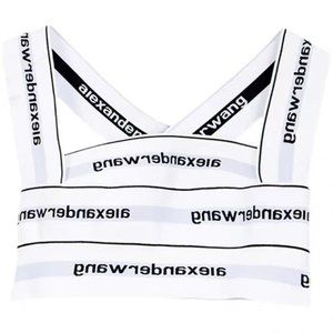 Alexander Wang Logo Bandage Cropped Bra
